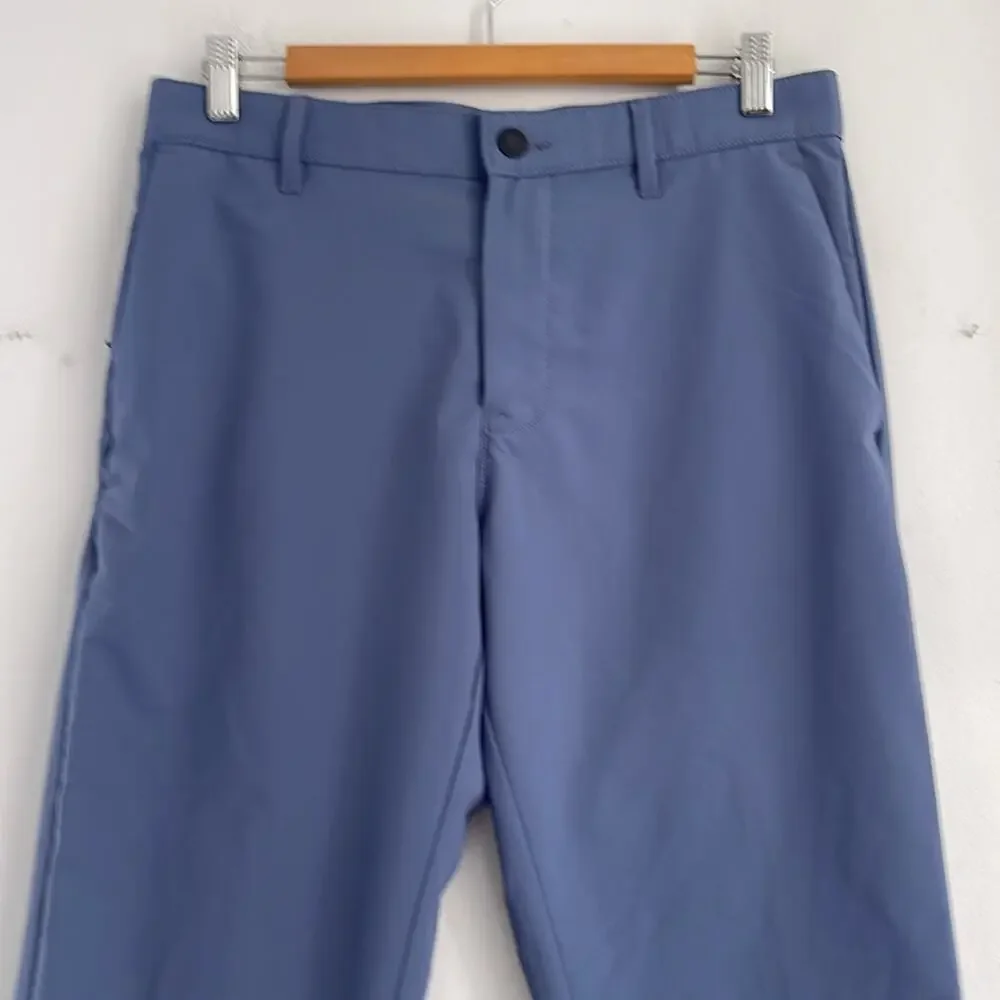 Banana Republic performance flat front slim straight career trouser dress pants
